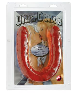 Двухсторонний фаллоимитатор Ultra Dong Red купить в sex shop Sexy
