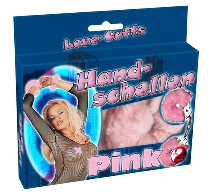 Наручники с мехом Hand Schellen Pink купить в sex shop Sexy