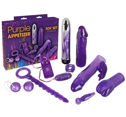 Набір секс-іграшок для пари Appetizer Purple купити в sex shop Sexy