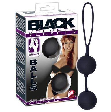 Вагинальные шарики Black Velvets Balls Silicone купить в sex shop Sexy