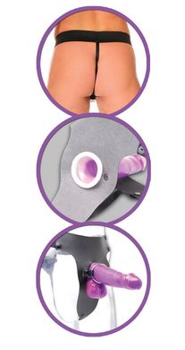 Порожній страпон Fetish Fantasy Series Deluxe Hollow Strap-On Set Purple купити в sex shop Sexy