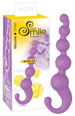 Анальний ланцюжок Smile Bowler Stimulator Purple купити в sex shop Sexy