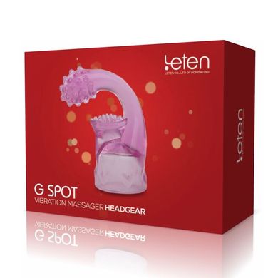 Насадка для вибромассажера Leten G SPOT HEADGEAR - 3 (40 x 82 мм) купити в sex shop Sexy