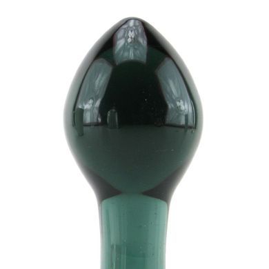 Скляна анальна пробка Crystal Charcoal Large купити в sex shop Sexy