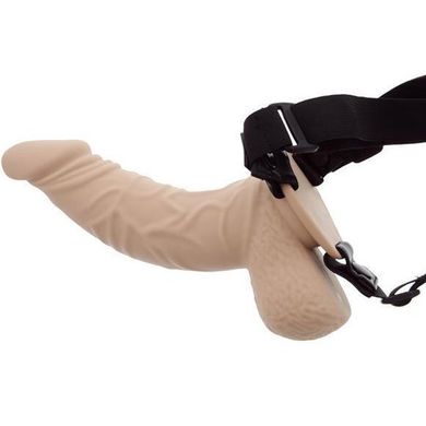 Страпон Silicone Strap On Harness Umschnaller Mit Cock & Balls купить в sex shop Sexy