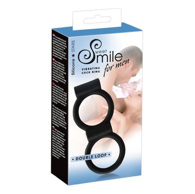Вібро-кільце для пеніса і мошонки Sweet Smile Double Loop купити в sex shop Sexy