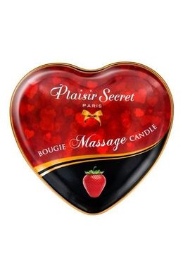 Массажная свеча Plaisirs Secrets Strawberry 35 мл купить в sex shop Sexy