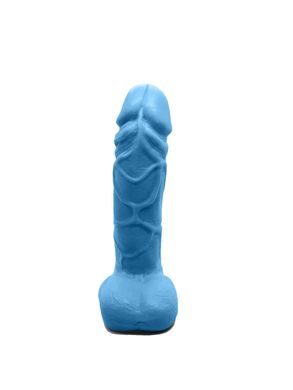 Крафтовое мыло-член с присоской Чистый Кайф Blue size M купить в sex shop Sexy