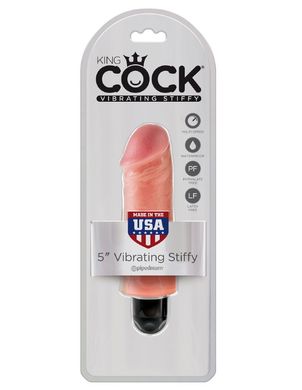 Реалістичний вібратор King Cock 5 Vibr Stiffy Flesh купити в sex shop Sexy