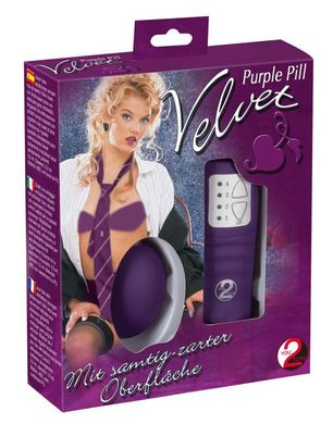 Виброяйцо Velvet Purple Pill купити в sex shop Sexy