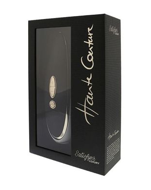 Вакуумный клиторальный стимулятор Satisfyer Luxury Haute Couture Black купить в sex shop Sexy
