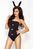 Костюм зайки MAGNETICA SET black L/XL - Passion купить в sex shop Sexy