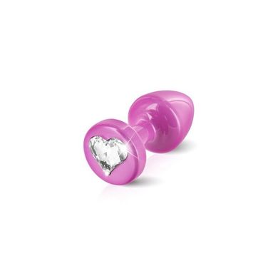 Анальная пробка с кристаллом Diogol Anni R Heart Pink 2,5 см. купить в sex shop Sexy