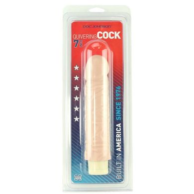 Реалістичний вібратор Quivering Cock 8 Inch Vibrating Dildo купити в sex shop Sexy