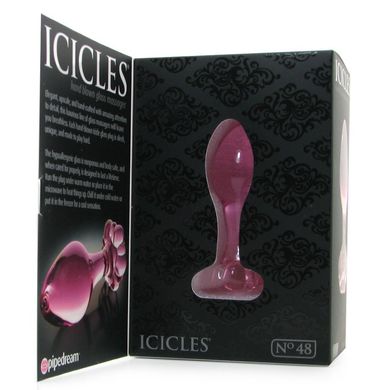 Стеклянная анальная пробка Icicles No. 48 купить в sex shop Sexy