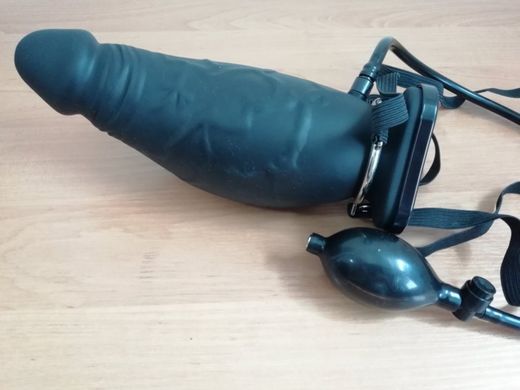 Надувной страпон Strap-On Penis & Pump купить в sex shop Sexy