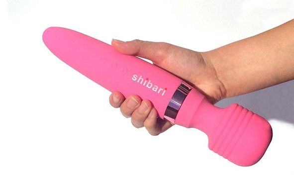 Перезаряжаемый вибромассажер Deluxe Mega Wand Wireless Halo 28x Pink купить в sex shop Sexy