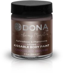 Краска для тела Dona Kissable Body Paint Chocolate Mousse 59 мл купить в sex shop Sexy