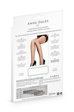 Чулки Anne De Ales ERICA T3 Black купити в sex shop Sexy