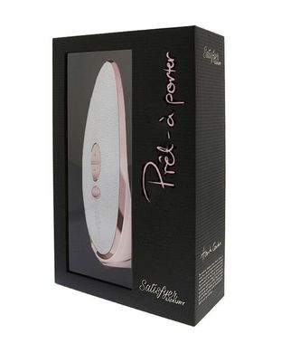 Вакуумный клиторальный стимулятор Satisfyer Luxury Pret-a-Porter White купити в sex shop Sexy