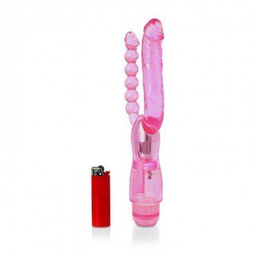 Подвійний вібратор Dual Pleasure Vibe Pink купити в sex shop Sexy