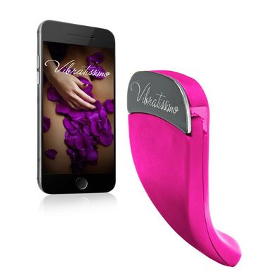 Кліторальний стимулятор з керуванням смартфоном Vibratissimo Panty Buster Pink купити в sex shop Sexy