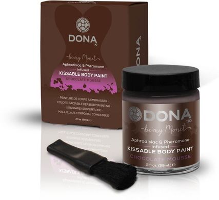 Краска для тела Dona Kissable Body Paint Chocolate Mousse 59 мл купить в sex shop Sexy