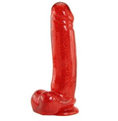 Фалоімітатор Carmen's Fun Cock 8 inch Jel-Lee Red Glitter купити в sex shop Sexy