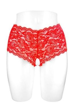 Ажурні шортики з розрізом Fashion Secret Julia Red купити в sex shop Sexy