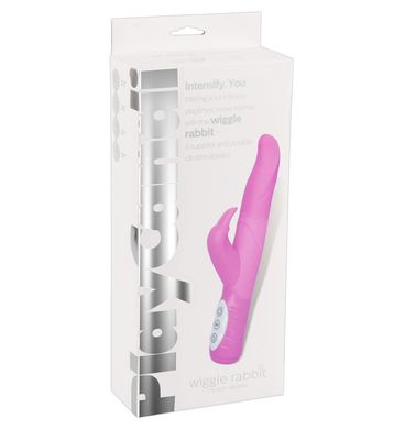 Вибратор для точки G и клитора Wiggle Rabbit Vibrator Pink купить в sex shop Sexy