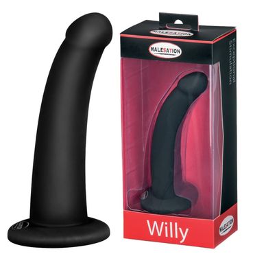 Фалоімітатор Malesation Willy Dildo Black купити в sex shop Sexy