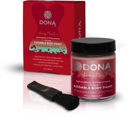 Краска для тела Dona Kissable Body Paint Strawberry Souffle 59 мл купить в sex shop Sexy