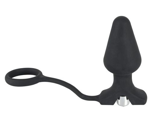 Анальна вібро-пробка з кільцем для пеніса Rebel Vibrating Plug & Cock Ring купити в sex shop Sexy
