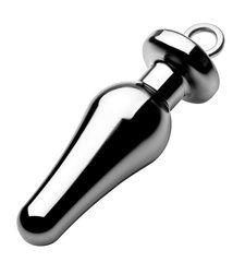 Важка анальна пробка Tom of Finland Weighted Aluminum Plug with Pull Ring купити в sex shop Sexy