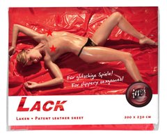 Красная лаковая простынь Fetish Collection Lack Laken купить в sex shop Sexy