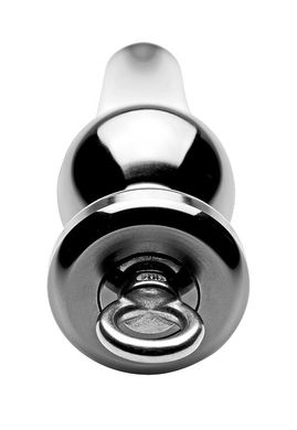Тяжелая анальная пробка Tom of Finland Weighted Aluminum Plug with Pull Ring купить в sex shop Sexy