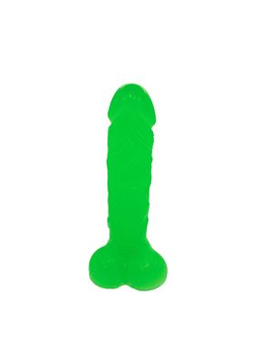 Крафтовое мыло-член с присоской Чистый Кайф Green size L купить в sex shop Sexy