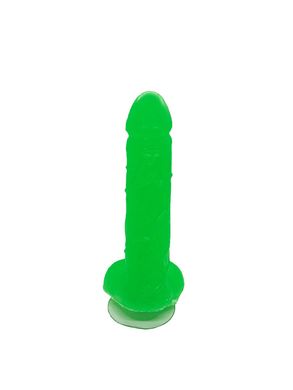 Крафтовое мыло-член с присоской Чистый Кайф Green size L купити в sex shop Sexy