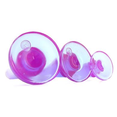 Набір анальних пробок Crystal Jellies Anal Initiation Kit Purple купити в sex shop Sexy