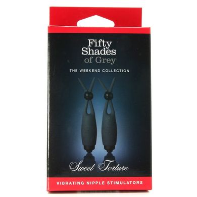 Вібро-затискачі для сосків Fifty Shades of Grey Sweet Torture Vibrating Nipple Clamps купити в sex shop Sexy