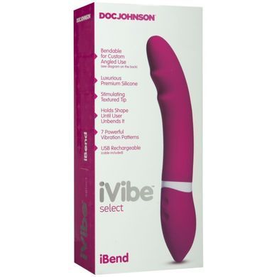 Перезаряджається вібратор iVibe Select iBend Pink купити в sex shop Sexy