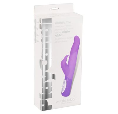 Вібратор для точки G і клітора Wiggle Rabbit Vibrator Purple купити в sex shop Sexy