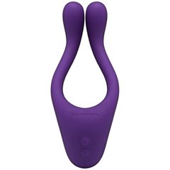 Универсальный вибратор для пары Tryst Multi-Erogenous Silicone Massager Vibe in Purple купить в sex shop Sexy