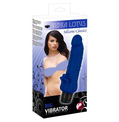 Вибратор Vibra Lotus Penis Blue Vibrator Big купить в sex shop Sexy