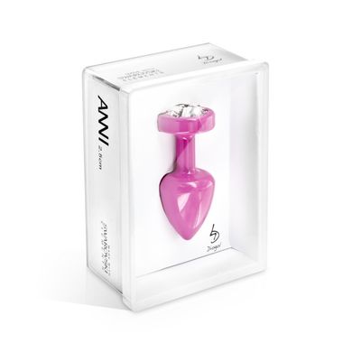 Анальна пробка з стразами Diogol Anni R Clover Pink Кристал 2,5 см. купити в sex shop Sexy