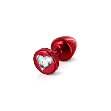 Анальная пробка с кристаллом Diogol Anni R Heart Red 3 см. купить в sex shop Sexy