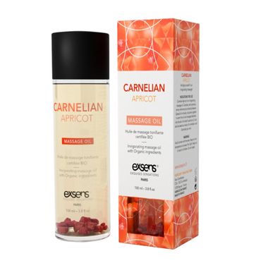 Органічне масажне масло Exsens Carnelian Apricot 100 мл купити в sex shop Sexy