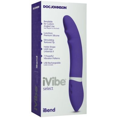 Перезаряджається вібратор iVibe Select iBend Purple купити в sex shop Sexy