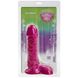 Фалоімітатор Radiant Gems 7 Inch Ballsy Cock Fuchsia купити в секс шоп Sexy