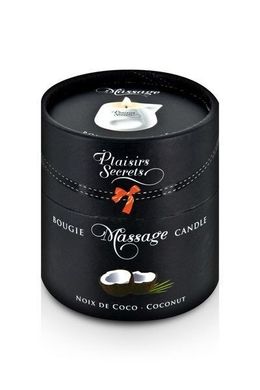 Масажна свічка-масло Plaisirs Secrets Coconut 80 мл купити в sex shop Sexy